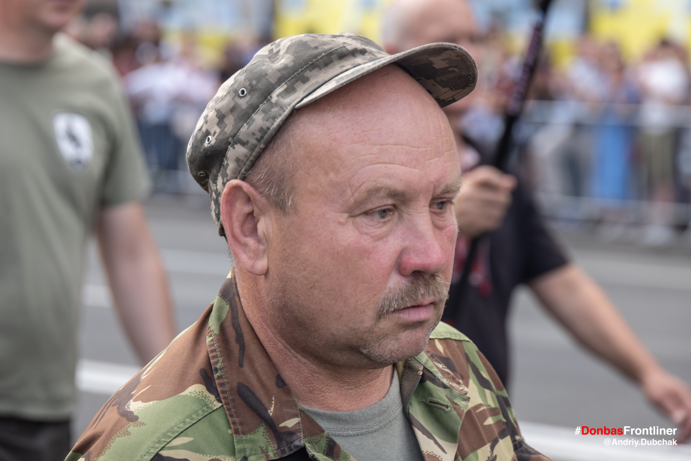 Donbas Frontliner фото - марш ветеранів 2021, доброволець 
