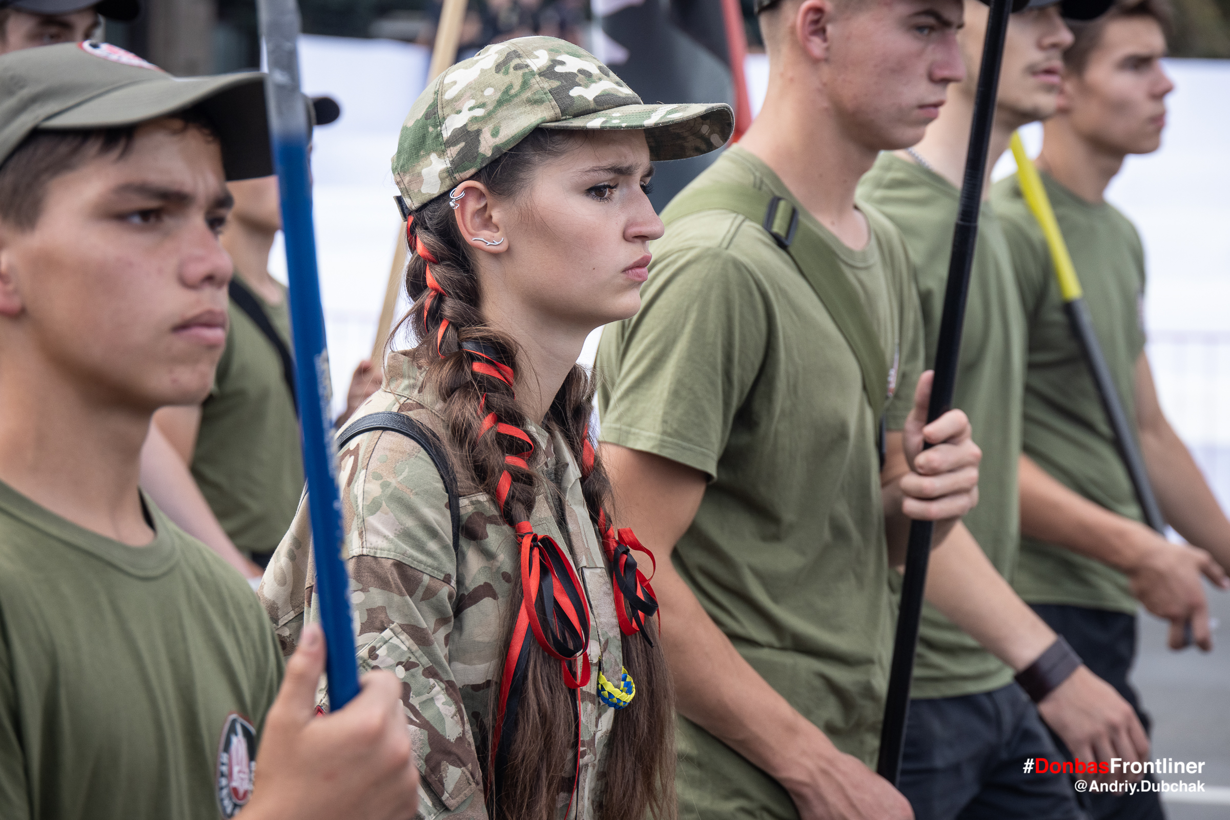 Donbas Frontliner фото - марш ветеранів 2021, права молодь