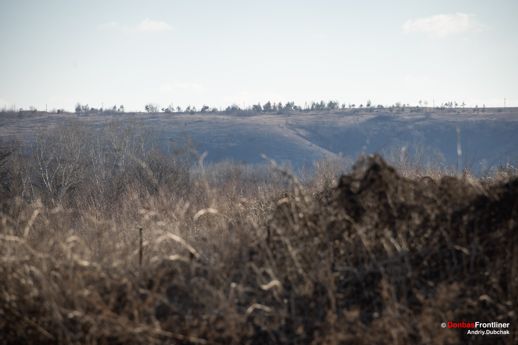 Donbas Frontliner / Вид на окуповану територію Луганщини