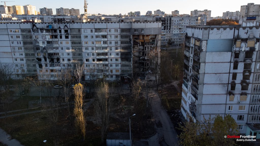 Ukraine / Russian / War / Frontliner / Kharkiv / Saltivka / 70% of residential building are unfit for life 