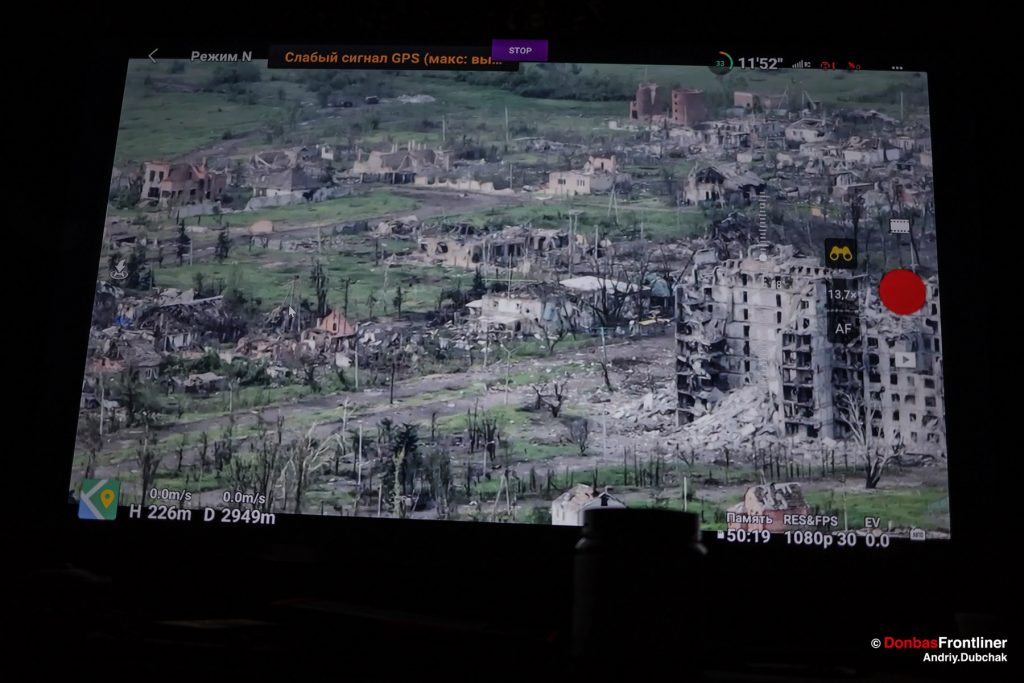 frontliner, donbas, Bakhmut, shelled, destroyed, ruined, drone, view, landscape, russian-ukraine war