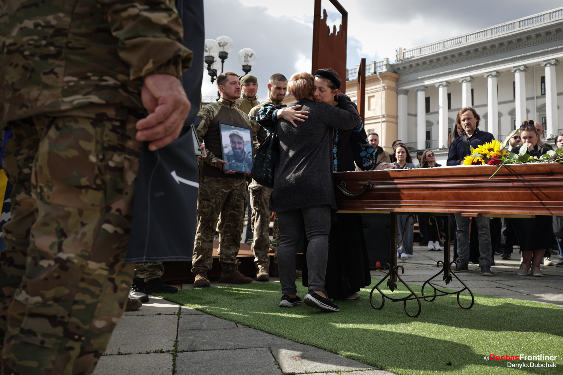 Donbas Frontliner / Farewell to the Ukrainian serviceman Yurii Samaniuk, who died while fighting in the Zaporizhzhia region. June 28, 2023.